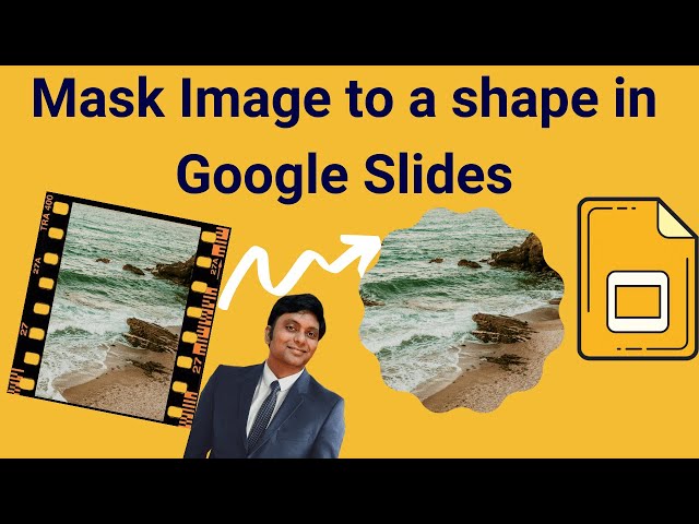 How to mask an image into shape in Google Slides - Tutorial 2024