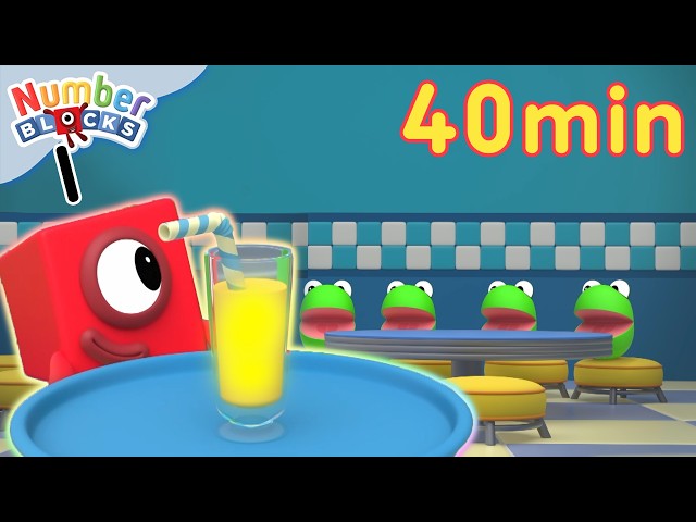 Numberblock 1 Counts Summer Smoothies | Learn to Count for Kids | Number Cartoon | Numberblocks