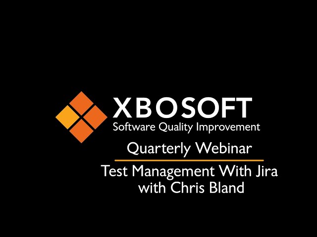 Agile Test Management Using Jira and Zephyr - Webinar with BDQ