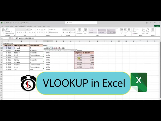 Excel VLOOKUP Tutorial - Learn in Just 2 Minutes!