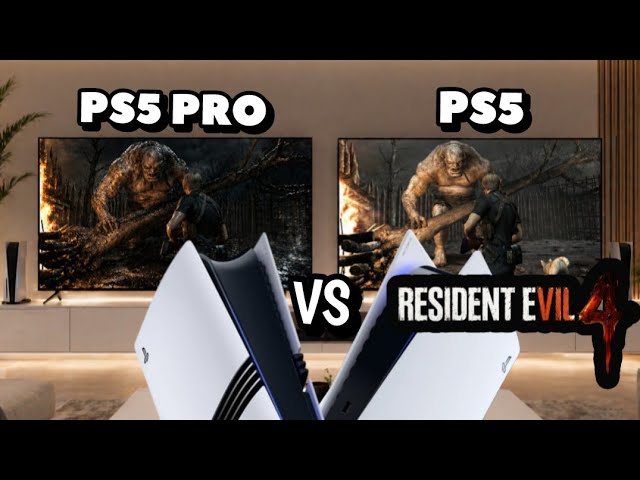 I tested Resident Evil 4 on PS5 Pro vs PS5 and this happened…😲