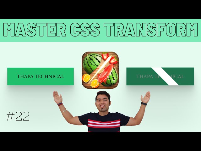 Create Awesome Slice Button Hover Effect using CSS Transform | CSS Master Series in 2020 #22