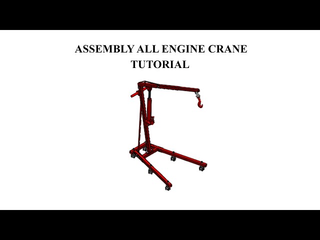 Engine Crane | Complete SOLIDWORKS Assembly Tutorial