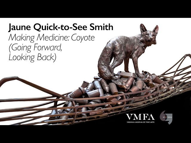 Jaune Quick-to-See Smith, Making Medicine: Coyote (Going Forward, Looking Back)