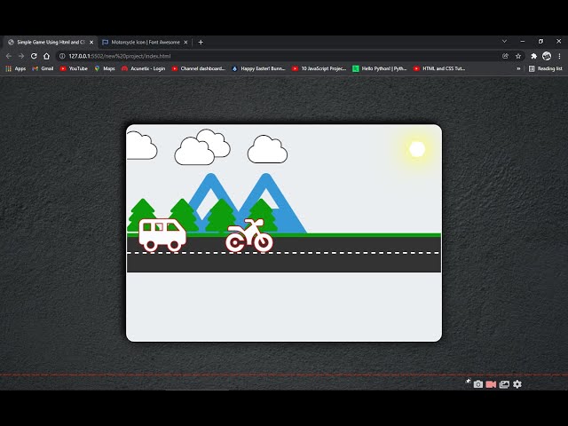 How to make  Game in Html and CSS  Only . with source code #html #css