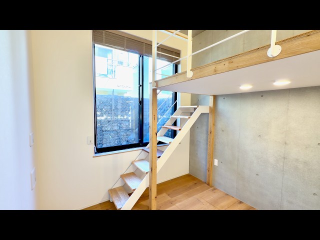 This 226 sqft Tokyo Apartment Has a Built-In Loft Bed!🤯