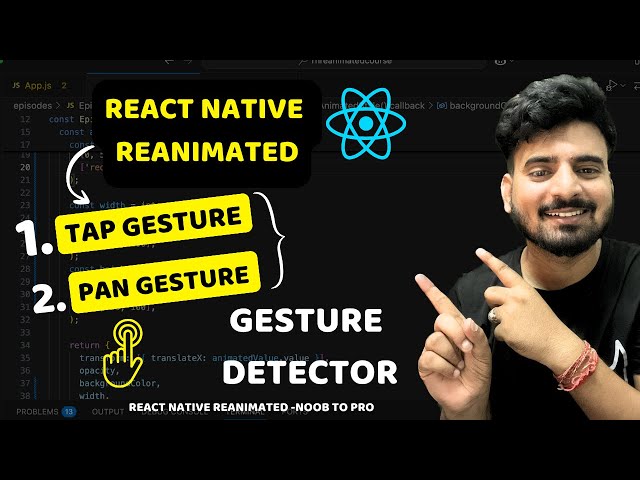 React Native Reanimated Gesture Detector Part 1 👆🏻 | Engineer Codewala