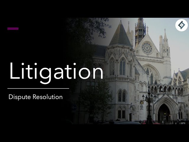 Litigation | Dispute Resolution | SQE Prep