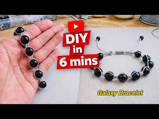How to Make a Starry Night Bracelet (Fast & Easy DIY)