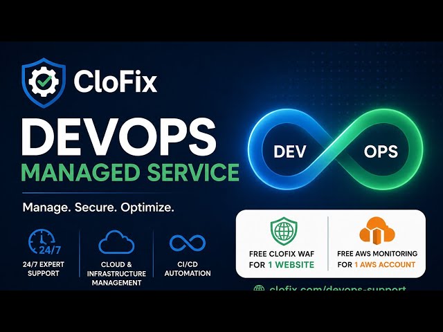 CloFix DevOps Managed Service | 24/7 Cloud, Kubernetes & CI/CD Support