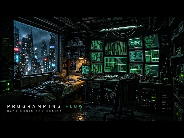 DARK CODE — Hacker Music for Coding, Programming & Deep Focus