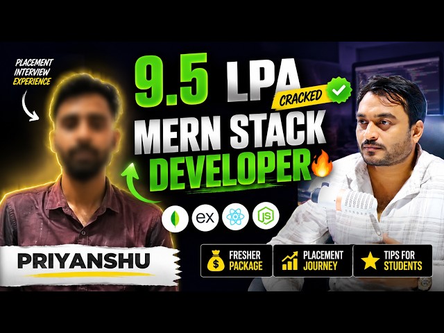 Priyanshu Company Switch - 9.5 LPA Placement Success Story || Codingott Placement Report