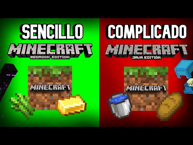 ✅Diferencias Entre Minecraft Java Y Bedrock✅