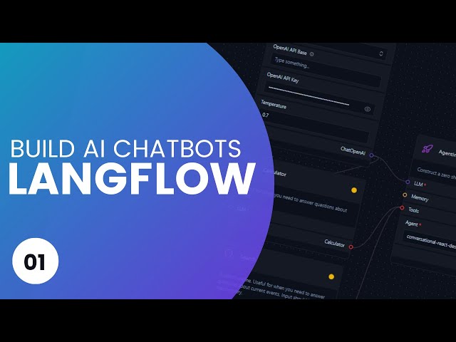 LangFlow Tutorial #1: Build AI-Powered Apps without Coding!