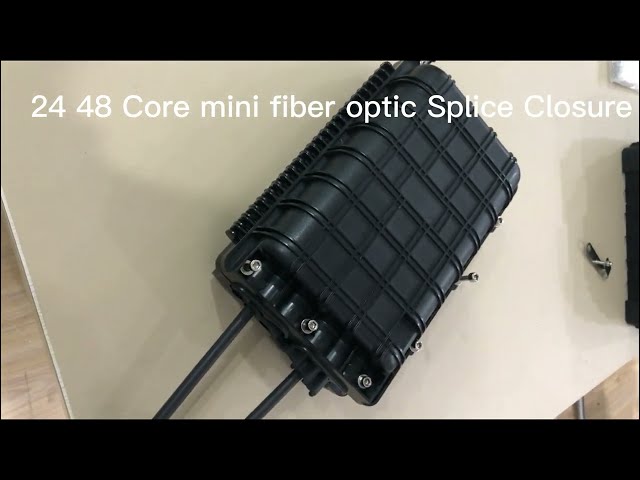 24 48 Core IP68 mini fiber optic Splice Closure for underground