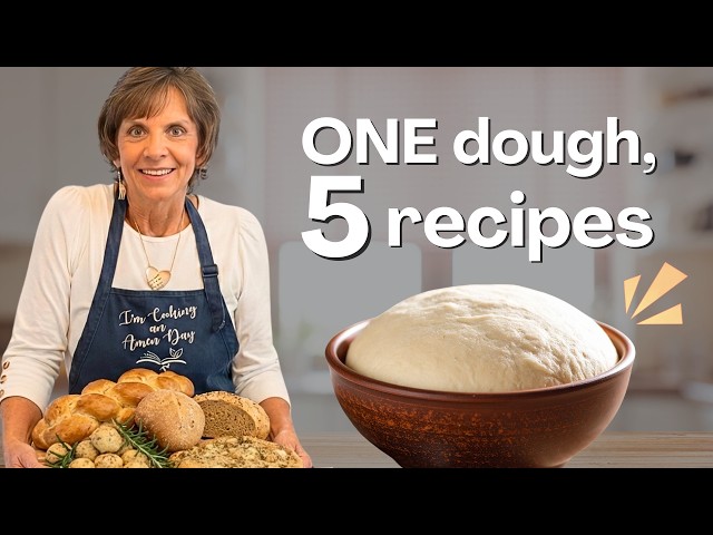 I Made 5 Breads From One Dough - 5 EASY Bread Recipes to Make at Home