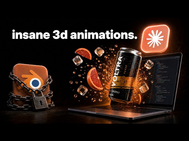 Claude Code + Blender = 3D Animations Without Opening Blender