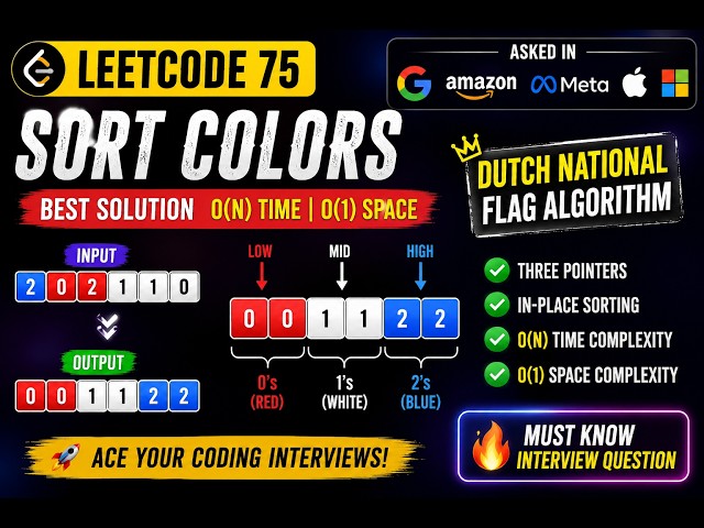 I Finally Understood LeetCode 75 — Here's the Simple Trick
