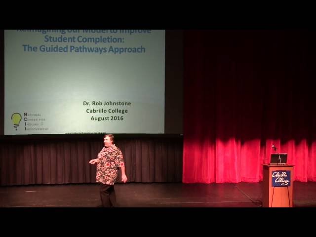 Rob Johnstone — The Guided Pathways Approach