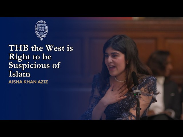 THB the West is Right to be Suspicious of Islam - Aisha Khan Aziz - Opp