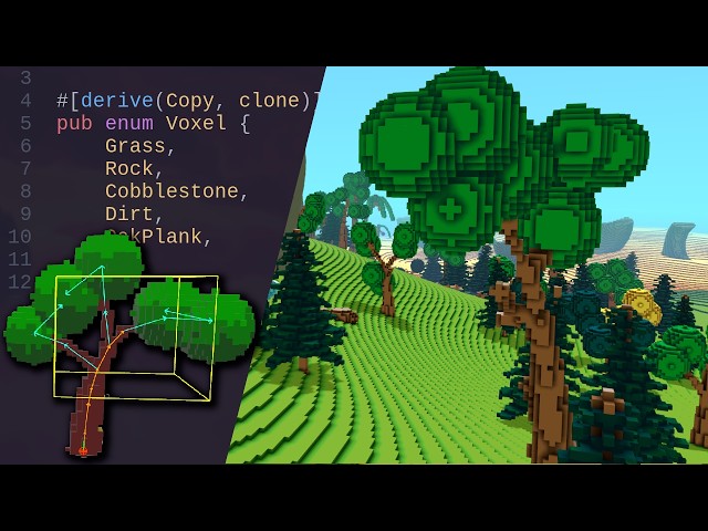 Making procedural trees better in my Voxel Game