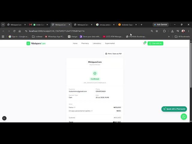Next.js Frontend