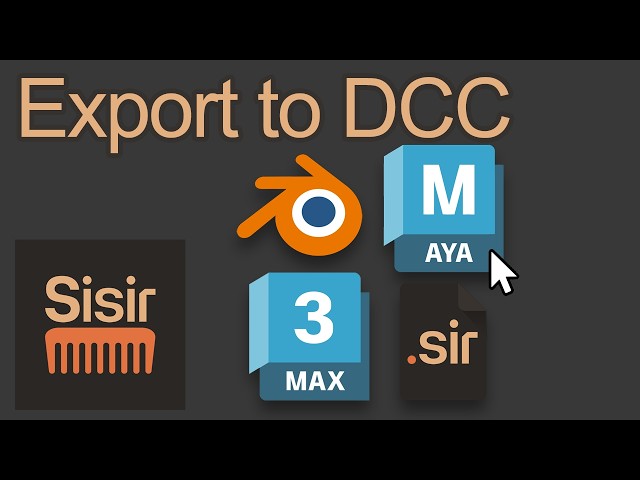 Sisir - Export to DCC (and other improvements)