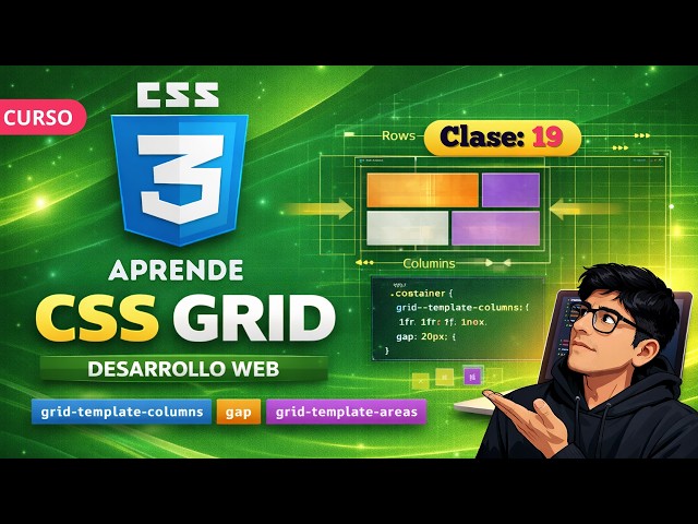 ¡CSS Grid para aprender de forma sencilla! | Clase 19 👉 Curso Desarrollo Web 2026