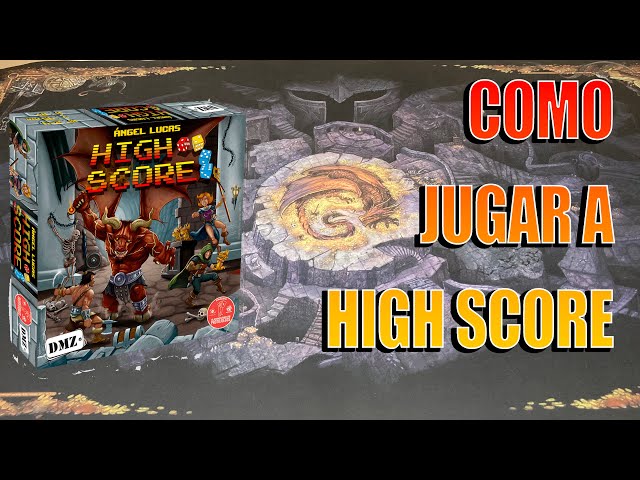 COMO SE JUEGA A HIGH SCORE - JUEGO DE MESA - MAZMORRAS Y GESTIÓN DE DADOS @dmzgames4408