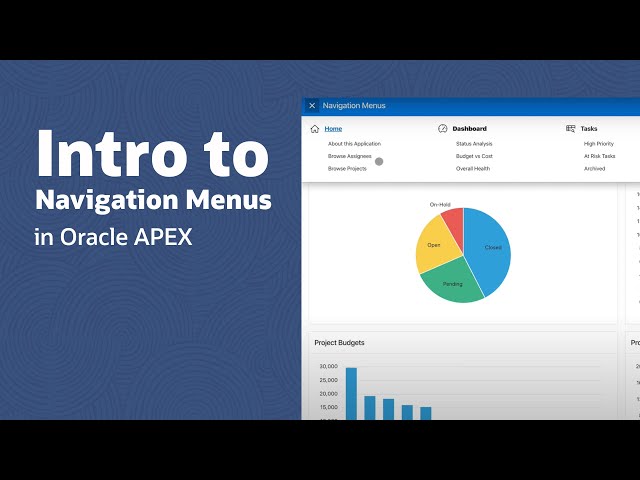 Intro to Navigation Menus in Oracle APEX