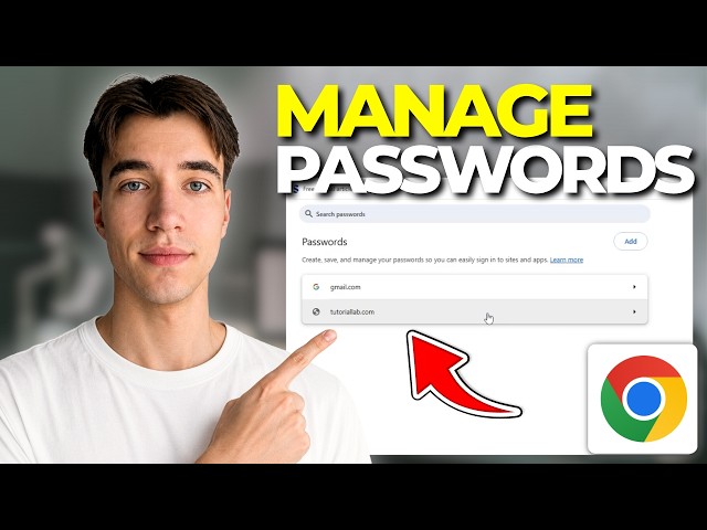 How To Manage Passwords In Google Chrome | Tutorial 2026