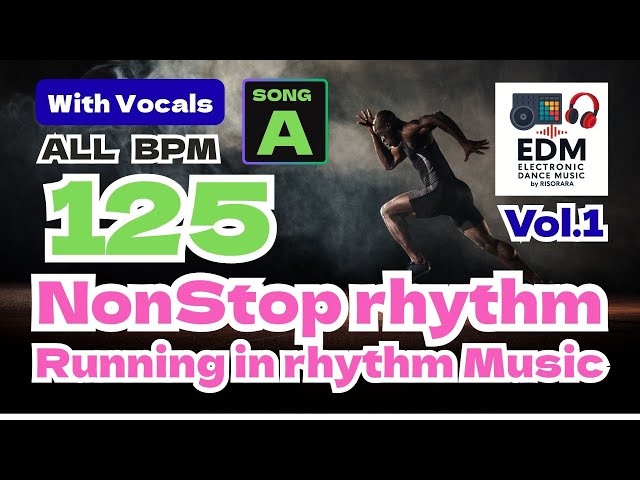 🎧 [125 BPM 125] Walking Music Playlist EDM DTM Jogging & Workout cadence 워킹 음악 ウォーキング 曲 songs