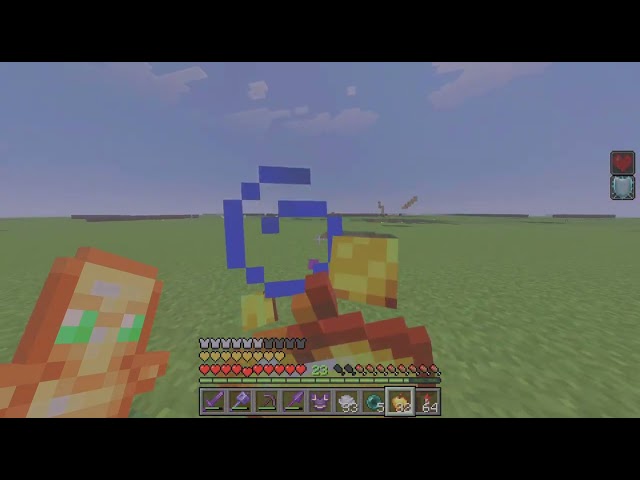 Minecraft spear + elytra tech