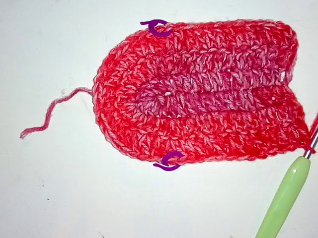 Crochet tutorial for a U-shaped pocket #makeyourown #quicktutorial #crochetpocket