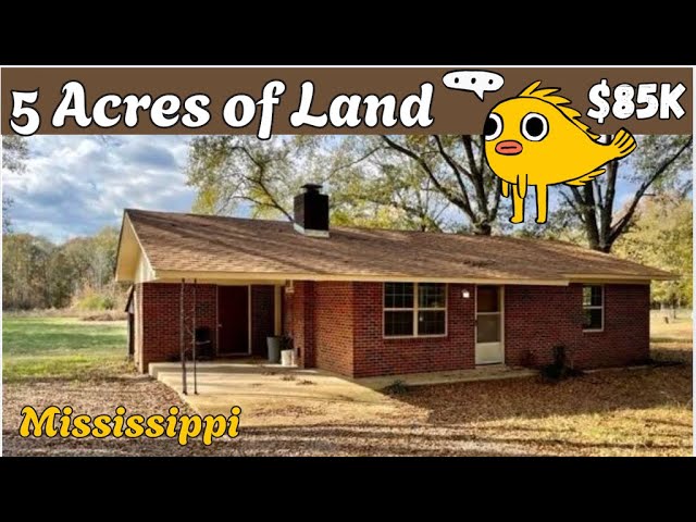 Who's Looking for 5 Acres of Land? $85k w/Brick House too