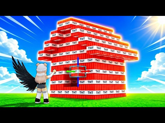i make the BIGGEST explosion in TNT to Earth Core Roblox