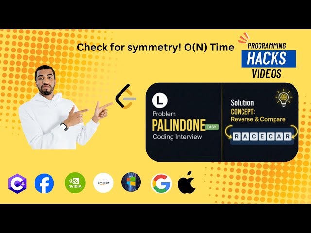 Palindrome Number – C# Return true or false