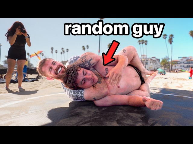 Grappling strangers to see if BJJ works