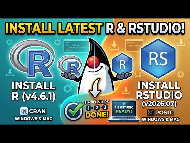How to install  R and R studio on windows Simple Steps
