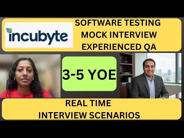 Software Testing Interview Questions and Answers| Manual Testing Mock Interview for Experienced