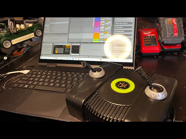 Gametrak controller to MIDI Ableton code demo.