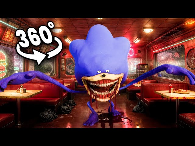 Shin Sonic Eats Everyone Alive at The 360° Restaurant of Death | Scary VR 360 Sonic Tapes Video