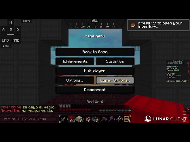 Jugamos universocraft arena pvp con subs (minecraft java)