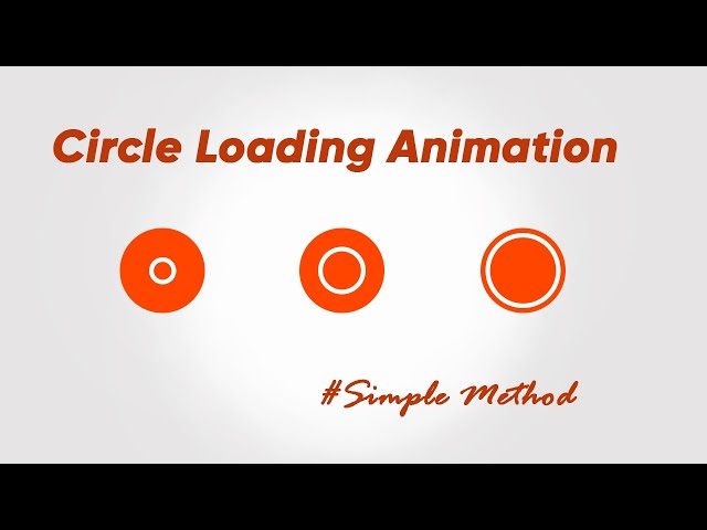 Loading Animation Effects in Html and CSS