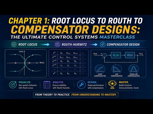 Root Locus to Routh to Compensator Design: The Ultimate Control Systems Masterclass - Chapter 1