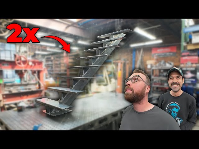 THE STRINGER STAIRS - Giant Mono Stringer Staircase Build (Part 2)