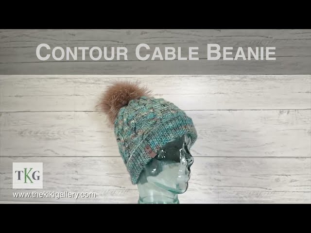 Contour Cable Beanie | DK Yarn Knitting Pattern