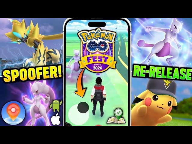 How To Spoof Pokemon GO On Android/iOS & Play Pokemon GO Fest 2026 Re-Release Day From Home!