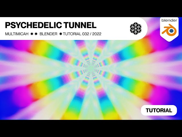 Tutorial de Blender 3.0: Crea un túnel de bucle psicodélico fácil