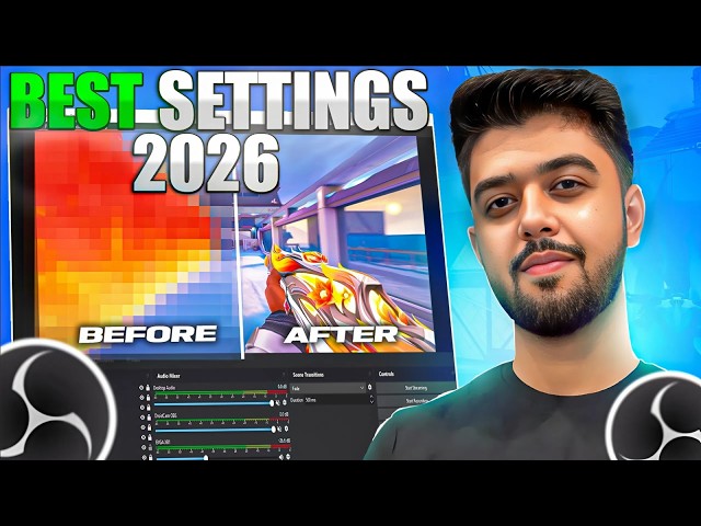 Best OBS Settings for Streaming & Recording 2026!